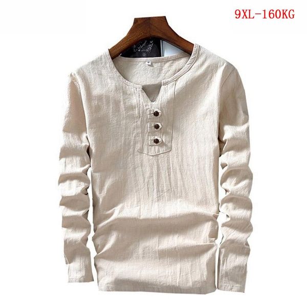 linen cotton t-shirts plus size 9xl 160kg autumn winter v-neck 7xl 8xl oversize underwear chinese style black khaki tees men's, White;black
linen cotton t-shirts plus size 9xl 160kg autumn winter v-neck 7xl 8xl oversize underwear chinese style black khaki tees men's, White;black