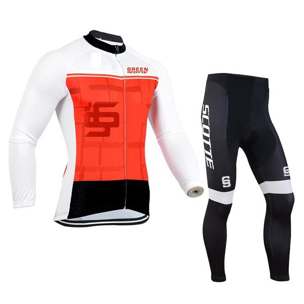 orange gs scotte cycling jersey spring long sleeve men's clothing breathable outdoor bicycle racing sets, Black;blue
orange gs scotte cycling jersey spring long sleeve men's clothing breathable outdoor bicycle racing sets, Black;blue