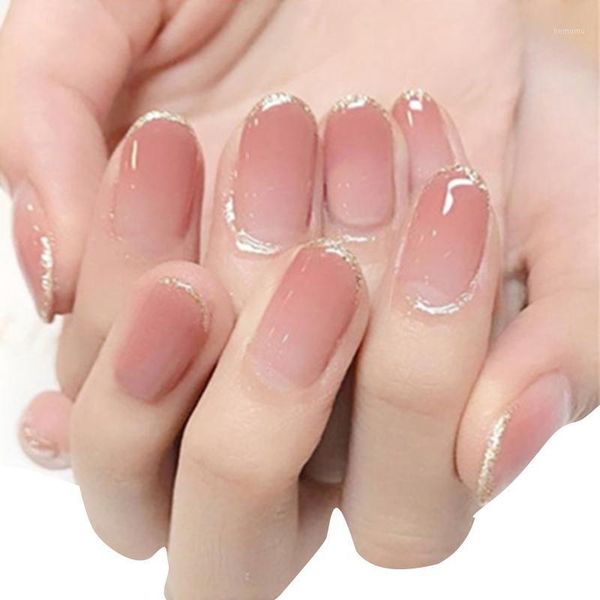 24pcs gradients wear long paragraph fashion manicure patch false nails save time wearable nail j91, Red;gold
24pcs gradients wear long paragraph fashion manicure patch false nails save time wearable nail j91, Red;gold