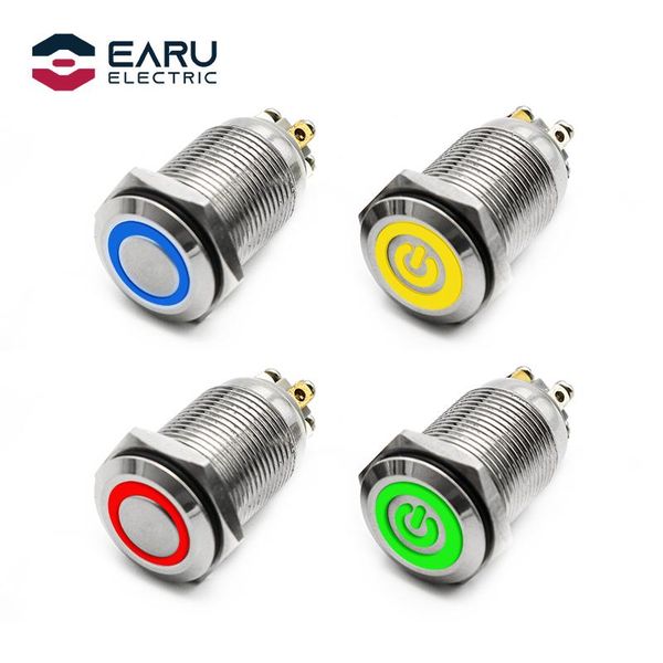 smart home control 16mm waterproof screw terminal metal push button switch self reset locking momentary latching led lamp power 5v 12v 24v
smart home control 16mm waterproof screw terminal metal push button switch self reset locking momentary latching led lamp power 5v 12v 24v