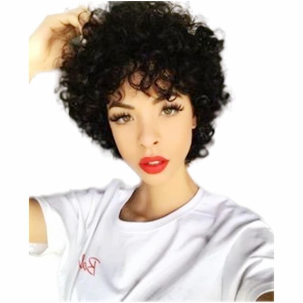 natural color kinky afro curly human hair wigs side part glueless none lace front virgin with baby hairs for black women, Black;brown
natural color kinky afro curly human hair wigs side part glueless none lace front virgin with baby hairs for black women, Black;brown
