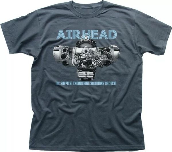 

airhead boxer twin r65 r75 r1200gs bmw motorcycle r1200rt charcoal tshirt 9290, White;black