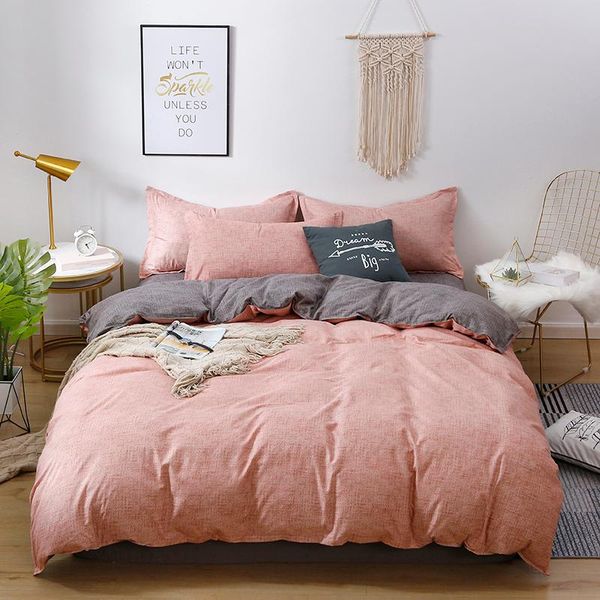 bedding sets home textile pink stripe nordic simple set 3/4pcs girl child woman bed sheet duvet cover pillowcase
bedding sets home textile pink stripe nordic simple set 3/4pcs girl child woman bed sheet duvet cover pillowcase