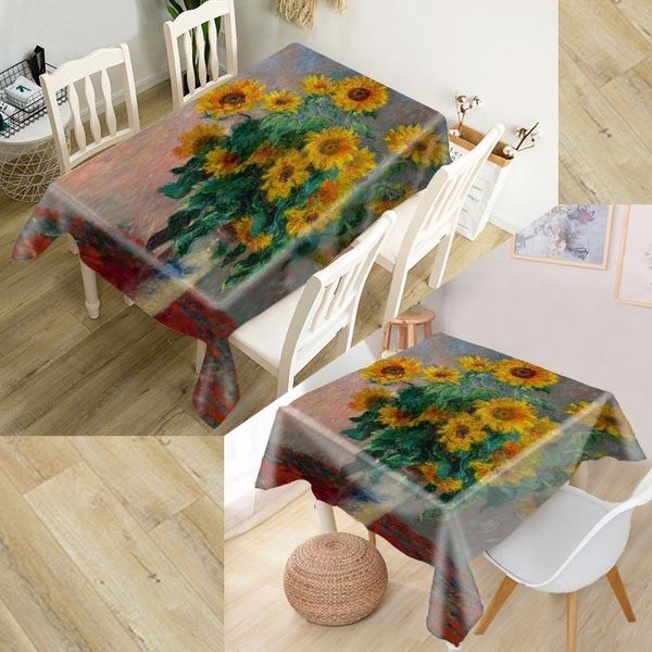 table cloth shunqian monet oil painting tablecloth 3d oxford fabric square/rectangular dust-proof cover for party home decor tv covers
table cloth shunqian monet oil painting tablecloth 3d oxford fabric square/rectangular dust-proof cover for party home decor tv covers