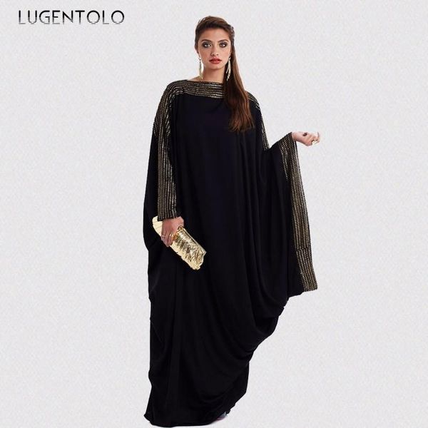 casual dresses lugetolo elegant dress women fashion muslim abaya black long sleeve o-neck loose plus size female maxi, Black;gray
casual dresses lugetolo elegant dress women fashion muslim abaya black long sleeve o-neck loose plus size female maxi, Black;gray