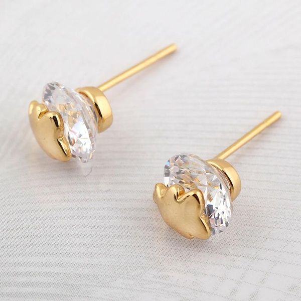 stud lovely cute bear zircon women ear earrings piercing studs for wedding engagement party gift, Golden;silver
stud lovely cute bear zircon women ear earrings piercing studs for wedding engagement party gift, Golden;silver