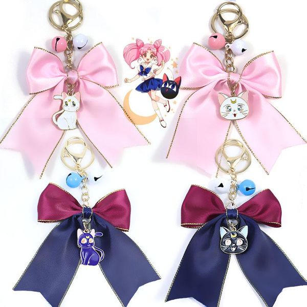 keychains handmade jewelry kawaii keychain ribbon bowknot moon cat keyrings women's bag charm pendant car key buckle kitten keyholder, Silver
keychains handmade jewelry kawaii keychain ribbon bowknot moon cat keyrings women's bag charm pendant car key buckle kitten keyholder, Silver