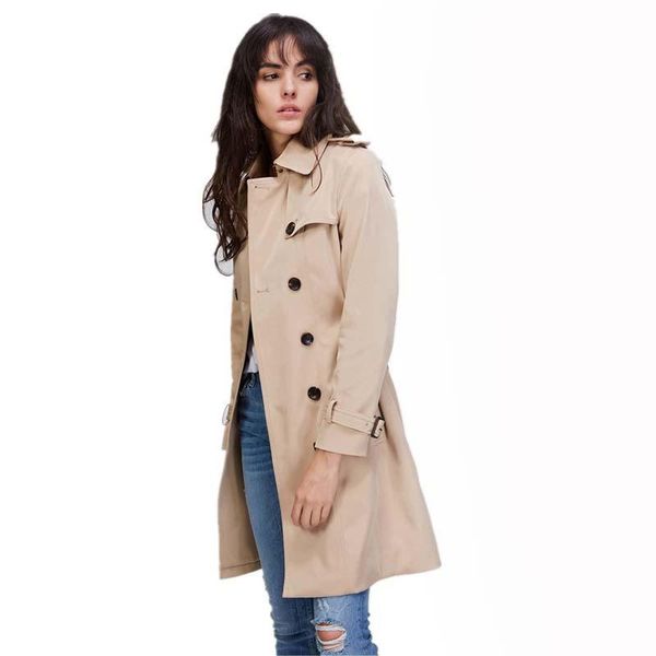 women's trench coats navy blue coat women plaid windbreaker jackets autumn lady double breasted streetwear slim woman outerwear red, Tan;black
women's trench coats navy blue coat women plaid windbreaker jackets autumn lady double breasted streetwear slim woman outerwear red, Tan;black