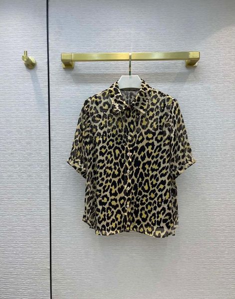 women's blouses & shirts luxury 100% silk leopard for women autumn 2021 casual curved hem loose high-end brand lapel short sleeve, White
women's blouses & shirts luxury 100% silk leopard for women autumn 2021 casual curved hem loose high-end brand lapel short sleeve, White
