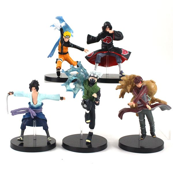 9-10cm 5pcs/lot Naruto Shippuden Kakashi Sasuke Gaara Uchiha Itachi PVC Action Figures Anime Model Toys Decoration Brinquedos
9-10cm 5pcs/lot Naruto Shippuden Kakashi Sasuke Gaara Uchiha Itachi PVC Action Figures Anime Model Toys Decoration Brinquedos
