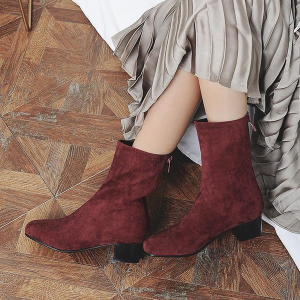 boots korean square head short large 43 44 45 46 thick heels 44-47 grey, Black
boots korean square head short large 43 44 45 46 thick heels 44-47 grey, Black