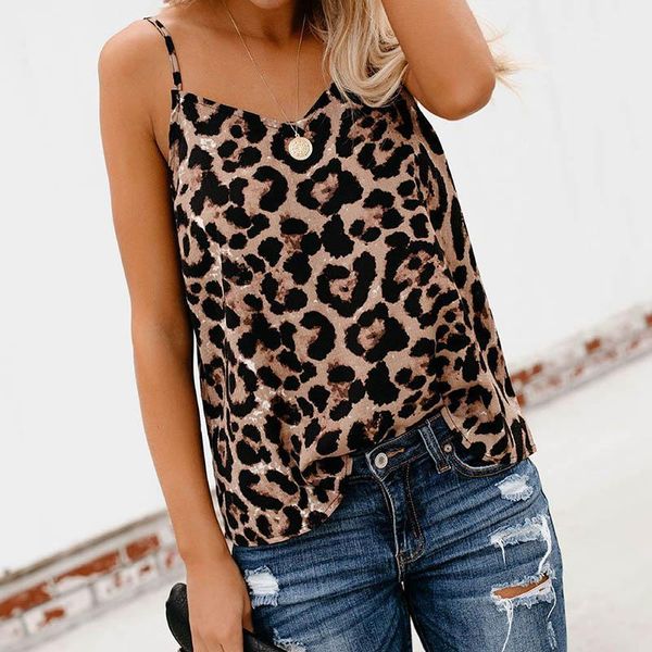 women's tanks & camis fashion korea leopard printed camisole low cut v neck sleeveless strap summer loose vest clubwear femme clot, White
women's tanks & camis fashion korea leopard printed camisole low cut v neck sleeveless strap summer loose vest clubwear femme clot, White