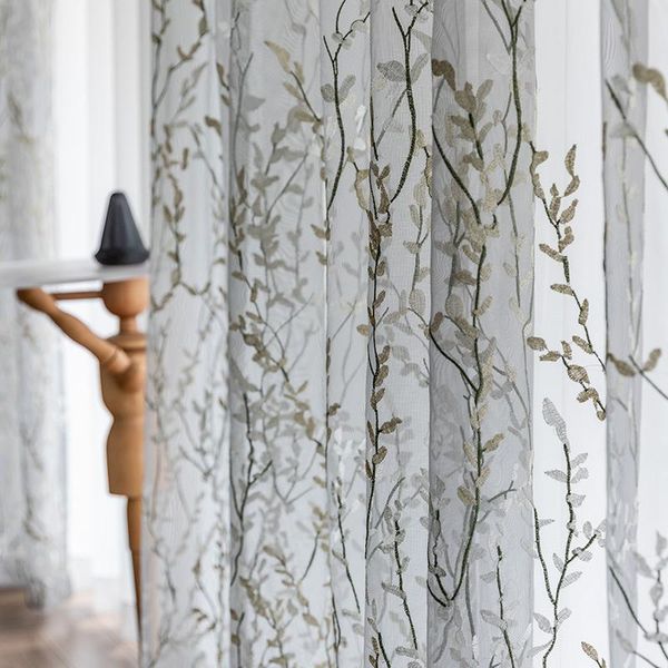 curtain & drapes melunmhom gray exquisite leaves embroidered tulle curtains for bedroom sheer voile panel chinese screen window livin
curtain & drapes melunmhom gray exquisite leaves embroidered tulle curtains for bedroom sheer voile panel chinese screen window livin