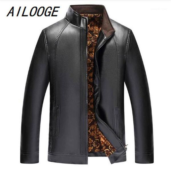 men's fur & faux ailooge men leather jacket fashion brand quality fleece lined motorcycle bomber coats male outerwear winter, Black
men's fur & faux ailooge men leather jacket fashion brand quality fleece lined motorcycle bomber coats male outerwear winter, Black