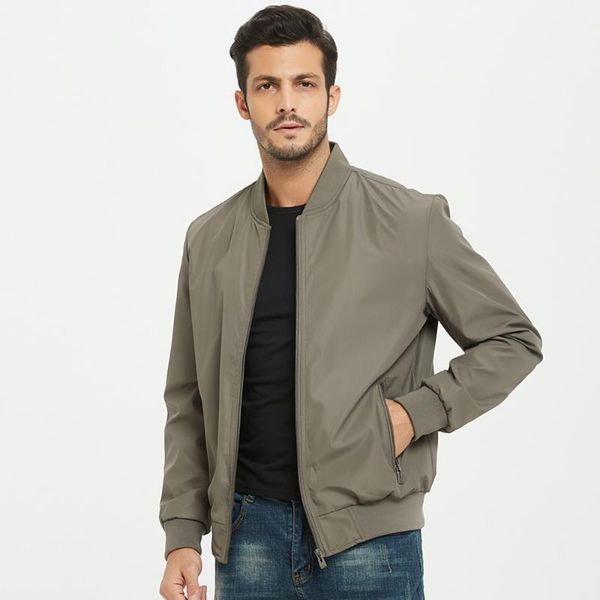 men's jackets casual spring autumn men solid color daily sports outerwear long sleeve zipper windproof thin coats plus size, Black;brown
men's jackets casual spring autumn men solid color daily sports outerwear long sleeve zipper windproof thin coats plus size, Black;brown