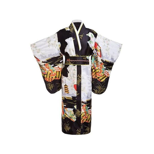 ethnic clothing black woman lady japanese tradition yukata kimono bath robe gown with obi flower vintage evening party dress cosplay costume, Red
ethnic clothing black woman lady japanese tradition yukata kimono bath robe gown with obi flower vintage evening party dress cosplay costume, Red