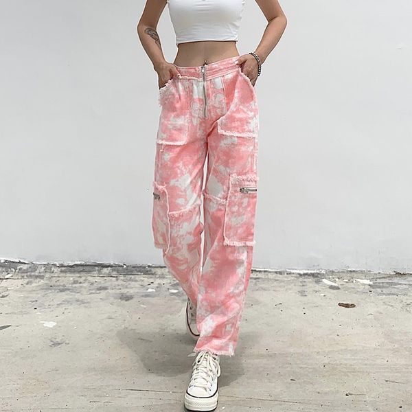 female printed ribbon y2k high waist denim boyfriend jeans 90s cargo pants cuteandpsycho, Blue
female printed ribbon y2k high waist denim boyfriend jeans 90s cargo pants cuteandpsycho, Blue