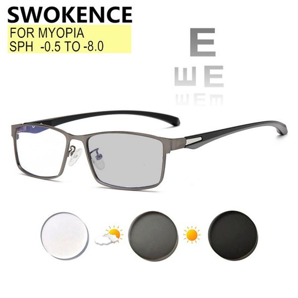 sunglasses nearsighted glasses prescription -0.5 to -8.0 women men alloy frame anti blue light pochromic for myopia astigmatism f215, White;black
sunglasses nearsighted glasses prescription -0.5 to -8.0 women men alloy frame anti blue light pochromic for myopia astigmatism f215, White;black