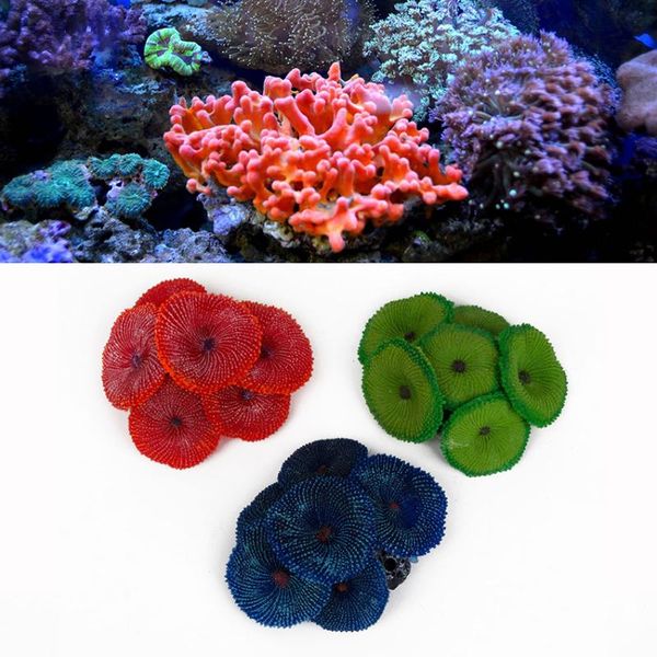 decorations fake soft disc coral plant aquarium artificial fish tank ornament decor 6.95*6.19*2.82cm
decorations fake soft disc coral plant aquarium artificial fish tank ornament decor 6.95*6.19*2.82cm