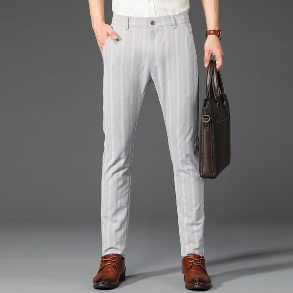 men's pants 2021 casual classic style business fashion straight stretch trousers male brand clothes 38, Black
men's pants 2021 casual classic style business fashion straight stretch trousers male brand clothes 38, Black