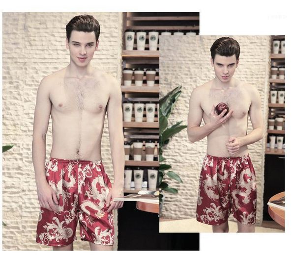 men's sleepwear ice silk pajamas spring and summer dragon pattern multi-color shorts home service, Black;brown
men's sleepwear ice silk pajamas spring and summer dragon pattern multi-color shorts home service, Black;brown