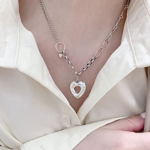 chains evimi 925 sterling silver geometric heart necklaces for women temperament clavicle chain sell french jewelry
chains evimi 925 sterling silver geometric heart necklaces for women temperament clavicle chain sell french jewelry
