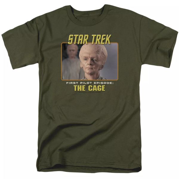 star trek original the cage tv show t-shirt sizes s-3x new, White;black
star trek original the cage tv show t-shirt sizes s-3x new, White;black