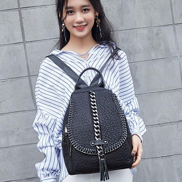 outdoor bags fashion black pu leather backpack female shoulder for women tote bag casual multi-function travel
outdoor bags fashion black pu leather backpack female shoulder for women tote bag casual multi-function travel
