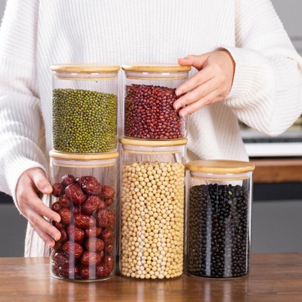 storage tank container bamboo covered high borosilicate sealed glass kitchen miscellaneous grain organizer bottles & jars
storage tank container bamboo covered high borosilicate sealed glass kitchen miscellaneous grain organizer bottles & jars