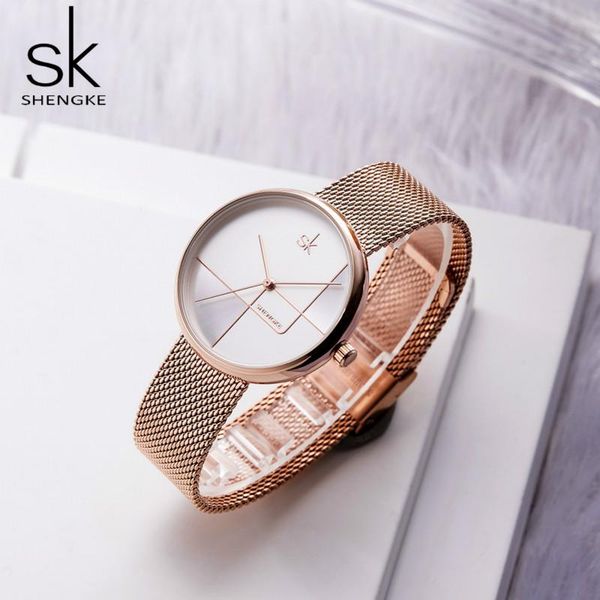 wristwatches shengke korean-style women watches fashion exquisite student watch mesh belt quartz elegant waterproof luxury relojes, Slivery;brown
wristwatches shengke korean-style women watches fashion exquisite student watch mesh belt quartz elegant waterproof luxury relojes, Slivery;brown