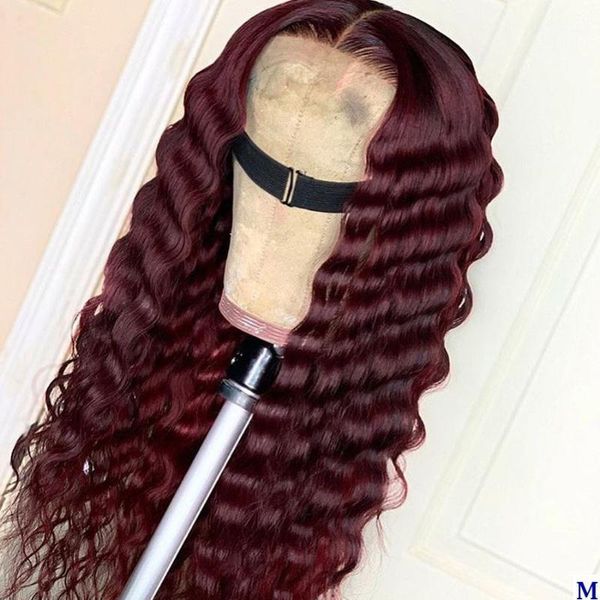 pre plucked deep wave 99j 360 lace front human hair wigs for black women 150density glueless full with bleached knots1, Black;brown
pre plucked deep wave 99j 360 lace front human hair wigs for black women 150density glueless full with bleached knots1, Black;brown