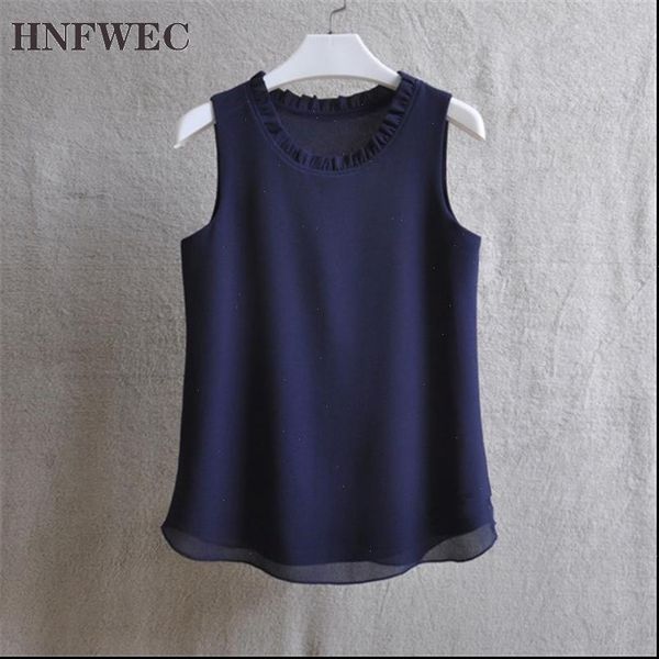 summer fashion vest blusas casual women blouses loose sleeveless fold solid ruffle chiffon blouse e960, White
summer fashion vest blusas casual women blouses loose sleeveless fold solid ruffle chiffon blouse e960, White