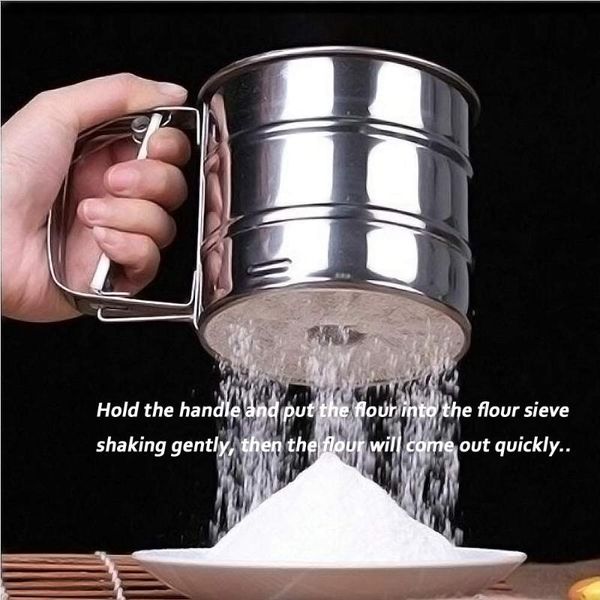 stainless steel mesh flour sifter mechanical baking icing sugar shaker sieve cup shape bakeware pastry tool & tools
stainless steel mesh flour sifter mechanical baking icing sugar shaker sieve cup shape bakeware pastry tool & tools