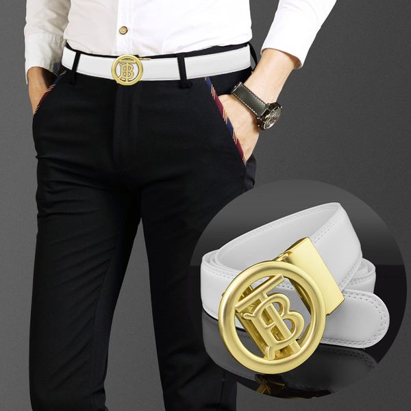 brand belt golf automatic buckle white belt for men korean b letter leather youth fashion british, Black;brown
brand belt golf automatic buckle white belt for men korean b letter leather youth fashion british, Black;brown