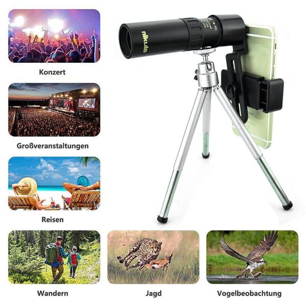 telescope & binoculars 4k 10-300x40mm super telepo fogproof watching anti-shake phone camera len with smartphone holder&tripod zoom
telescope & binoculars 4k 10-300x40mm super telepo fogproof watching anti-shake phone camera len with smartphone holder&tripod zoom