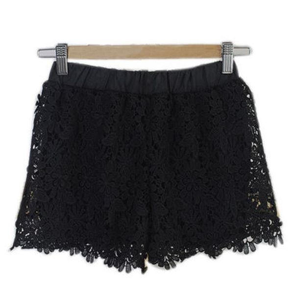 summer lace floral mini mesh women short crochet flower tiered pants clothing, White;black
summer lace floral mini mesh women short crochet flower tiered pants clothing, White;black