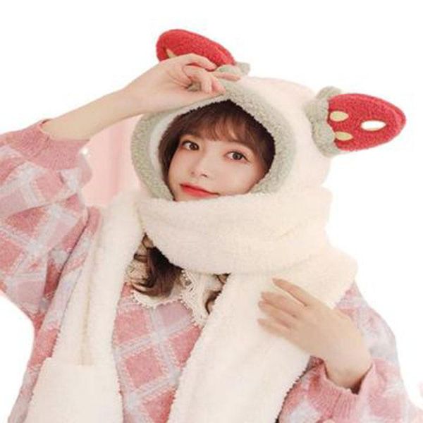 hats, scarves & gloves sets autumn and winter hat plush warm cute scarf three-piece set of students korean version siamese, Blue;gray
hats, scarves & gloves sets autumn and winter hat plush warm cute scarf three-piece set of students korean version siamese, Blue;gray
