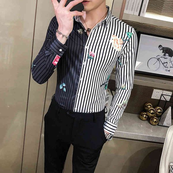 men's jackets impressão da marca de moda masculina estilo britânico camisa mangas compridas negócio masculino casual vestido cabeleirei, Black;brown
men's jackets impressão da marca de moda masculina estilo britânico camisa mangas compridas negócio masculino casual vestido cabeleirei, Black;brown