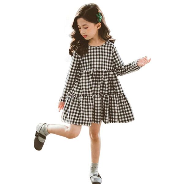 girl's dresses dress girl fashion plaid for long sleeve pleated kids autumn korean clothes girls 6 8 10 12 14 year, Red;yellow
girl's dresses dress girl fashion plaid for long sleeve pleated kids autumn korean clothes girls 6 8 10 12 14 year, Red;yellow