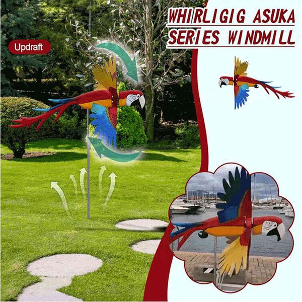 gardening decoration parrot windmill pneumatic ornaments flying bird series backyard lawn stakes flying bird backyard art
gardening decoration parrot windmill pneumatic ornaments flying bird series backyard lawn stakes flying bird backyard art