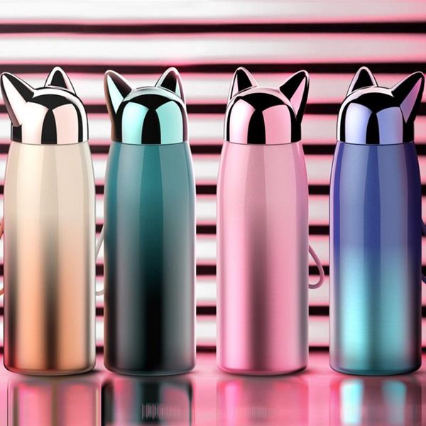 water bottles gradient color vacuum flask stainless steel coffee travel mug insulated bottle 300ml, thermal drink flask, 4 colors
water bottles gradient color vacuum flask stainless steel coffee travel mug insulated bottle 300ml, thermal drink flask, 4 colors