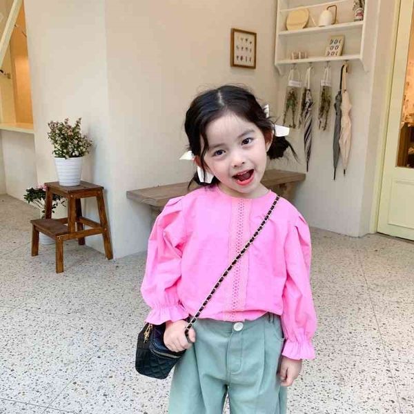 spring autumn cotton casual lace pacthwork long sleeve shirts for girls soft all-match loose 210331, White;black
spring autumn cotton casual lace pacthwork long sleeve shirts for girls soft all-match loose 210331, White;black