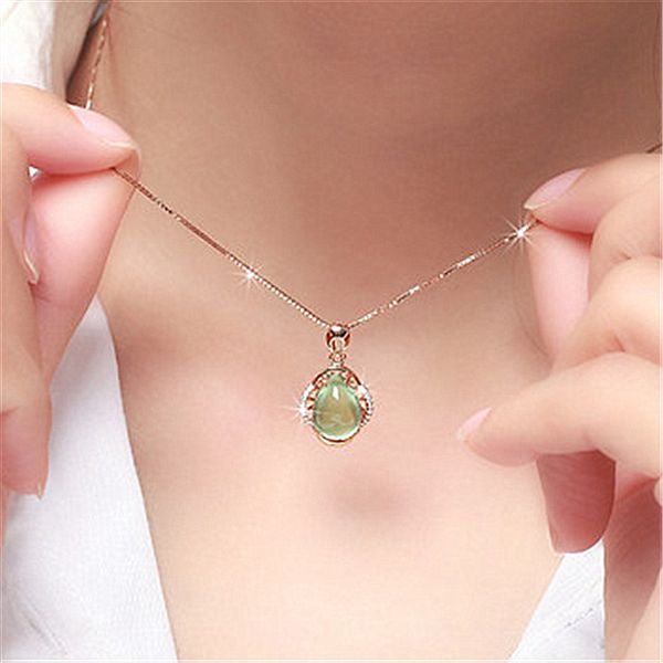 european and american fashion highend gold jiahua food grape green stone pendant necklace inlaid crystal beautiful jade clear heart tender, Silver
european and american fashion highend gold jiahua food grape green stone pendant necklace inlaid crystal beautiful jade clear heart tender, Silver