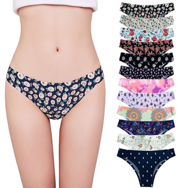 xs-xl women panties underwear seamless printed underpants traceless floral lingerie women's briefs g string female summer intimates, Black;pink
xs-xl women panties underwear seamless printed underpants traceless floral lingerie women's briefs g string female summer intimates, Black;pink