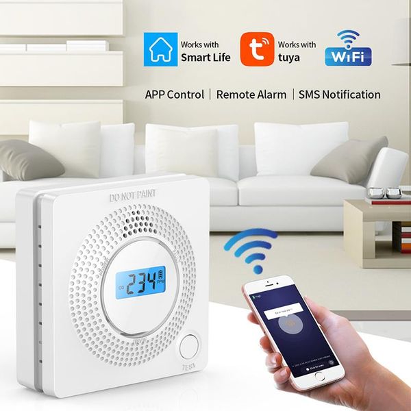 smart home sensor wifi carbon monoxide detector household gas alarm tuya app battery powered co detection security system
smart home sensor wifi carbon monoxide detector household gas alarm tuya app battery powered co detection security system