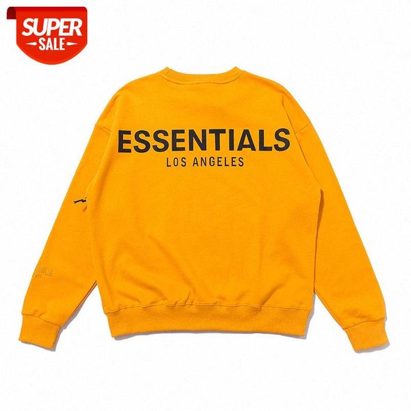 eentials 3m reflective street round neck sweater men and women #ez5o, Black 
eentials 3m reflective street round neck sweater men and women #ez5o, Black