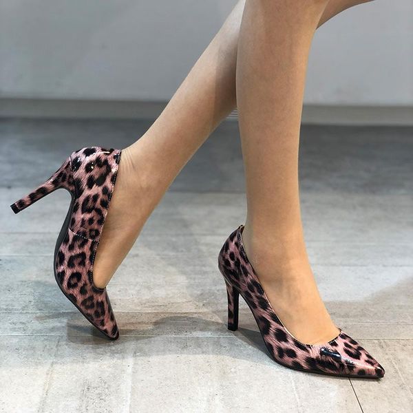 dress shoes fashion women pumps femals leopard pointed toe thin heels 9cm high heel ladies office elegant slip on footwear shoe 2021, Black
dress shoes fashion women pumps femals leopard pointed toe thin heels 9cm high heel ladies office elegant slip on footwear shoe 2021, Black