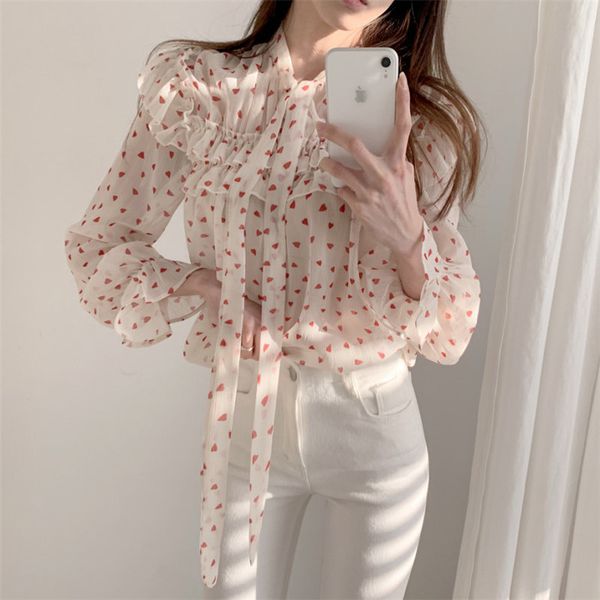 elegance sweet bow light chic chiffon lace-up full sleeves loose blouses office lady streetwear casual slim shirts 210421, White
elegance sweet bow light chic chiffon lace-up full sleeves loose blouses office lady streetwear casual slim shirts 210421, White