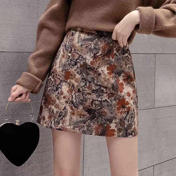 autumn and winter new products fashion french retro high waist floral color skirt female popular net red a-line bag hip skirt 210412, Black
autumn and winter new products fashion french retro high waist floral color skirt female popular net red a-line bag hip skirt 210412, Black