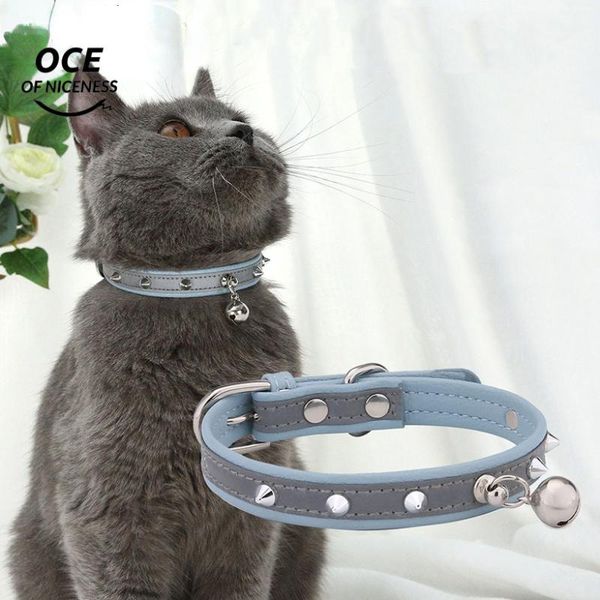 cat collars & leads reflective collar anti-lost for small dog accessories universal anti-bite with bell pu leather adjustable necklace
cat collars & leads reflective collar anti-lost for small dog accessories universal anti-bite with bell pu leather adjustable necklace